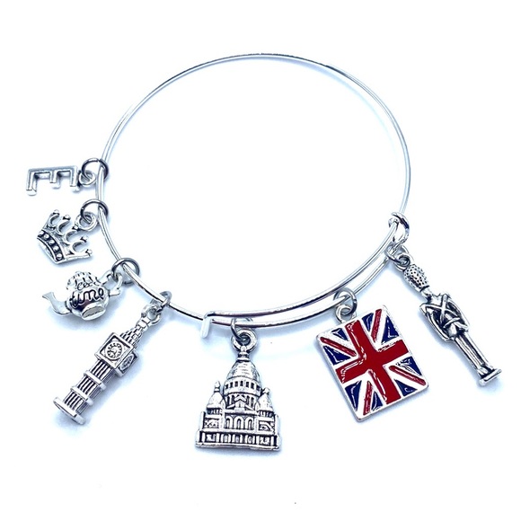 England Bracelet Great Britain UK British May Be Personalized - Picture 4 of 7